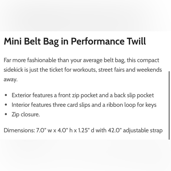 Vera Bradley Mini Belt Bag. - Picture 4 of 12